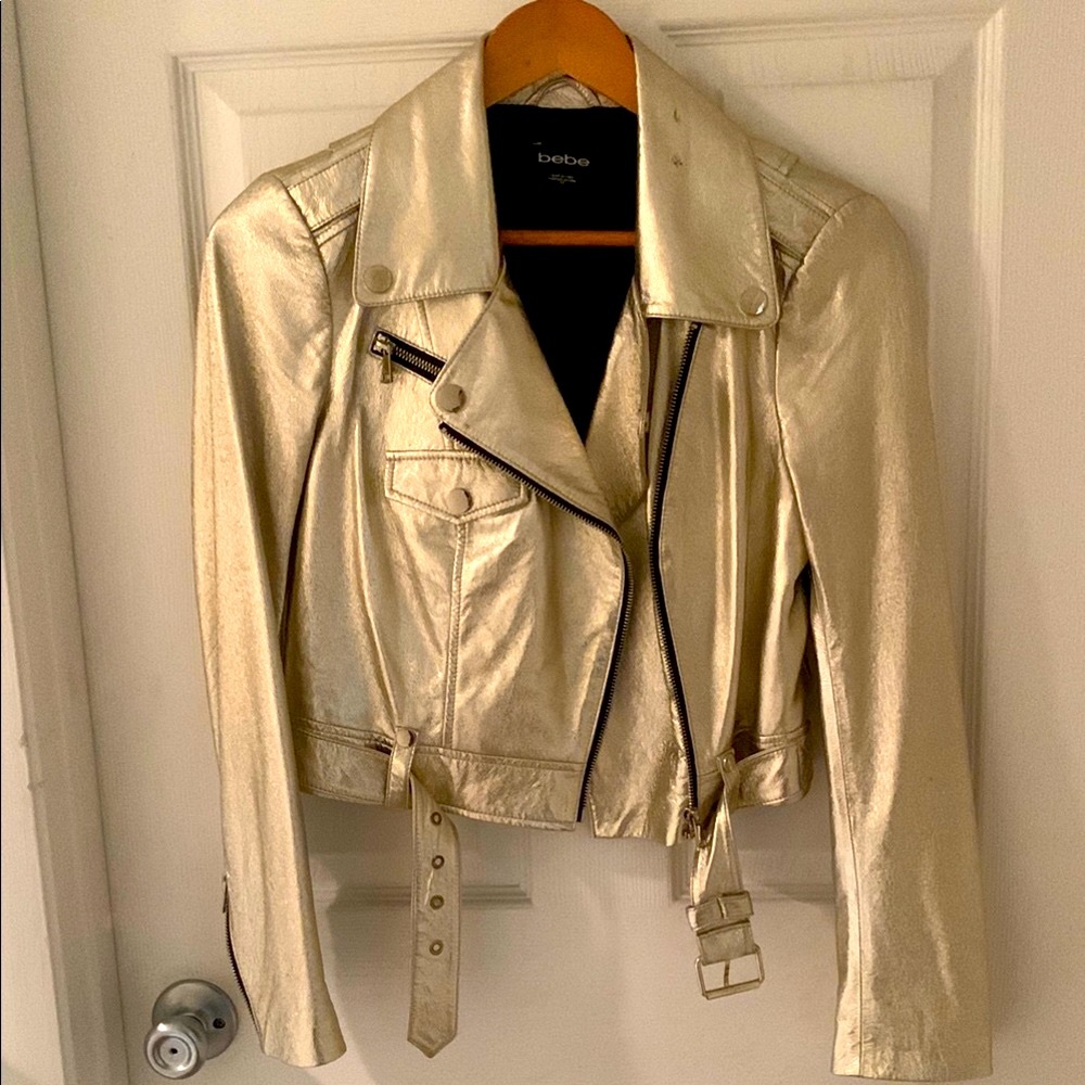Bebe Gold Women's Jacket 🧥 🥰😘💫